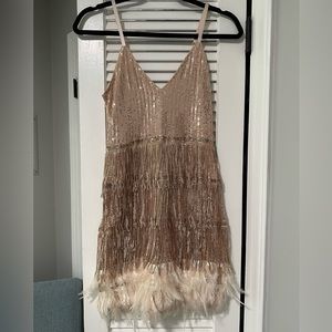 Gold Fringe dress